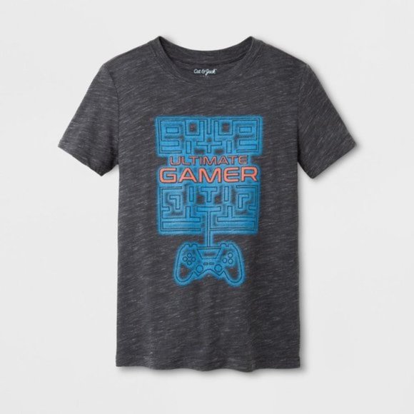 Cat & Jack Boys Ultimate Gamer T-Shirt sz XS (4/5) - Picture 1 of 4
